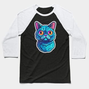 Cute Cat Baseball T-Shirt